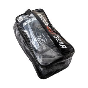 Verpakking van Knockoutgear Bokshandschoenen echt leer zwart