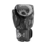 Achterkant bokshandschoen echt leer van Knockoutgear Zwart dragon