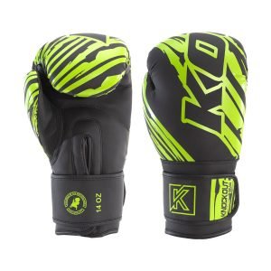 Bokshandschoenen van Knockoutgear Zwart-Groen