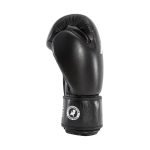 Zijkant bokshandschoen echt leer van Knockoutgear Zwart