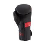 Achterkant bokshandschoen van Knockoutgear Zwart-Rood