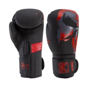 Bokshandschoenen van Knockoutgear Zwart-Rood