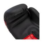 Bovenkant bokshandschoen van Knockoutgear Zwart-Rood