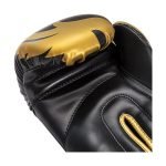 Bovenkant bokshandschoen van Knockoutgear Zwart-Goud