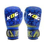 Voorkant bokshandschoenen van Knockoutgear Blauw