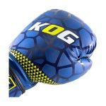 Voorkant ingezoomd bokshandschoen van Knockoutgear Blauw