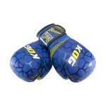 Voorkant liggend bokshandschoenen van Knockoutgear Blauw