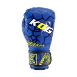 Voorkant rechts bokshandschoen van Knockoutgear Blauw
