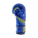 Zijkant bokshandschoen van Knockoutgear Blauw