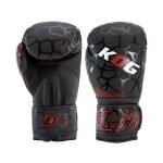 Bokshandschoenen van Knockoutgear Zwart-Rood-Wit